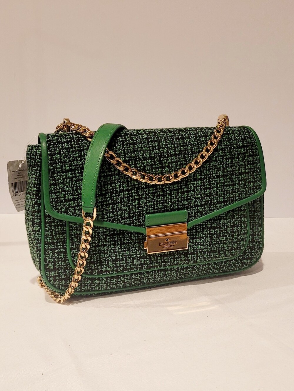 Kate Spade Carey Tweed Chain Shoulder Bag - Picture 2 of 7